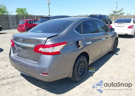 2015 Nissan Sentra S z USA, uszkodzony, nr VIN 3N1AB7AP4FY252211